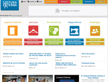 Tablet Screenshot of costuraexterna.com.br
